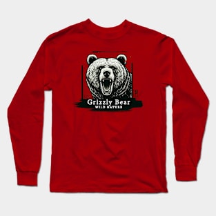 Grizzly Bear - WILD NATURE - GRIZZLY -14 Long Sleeve T-Shirt